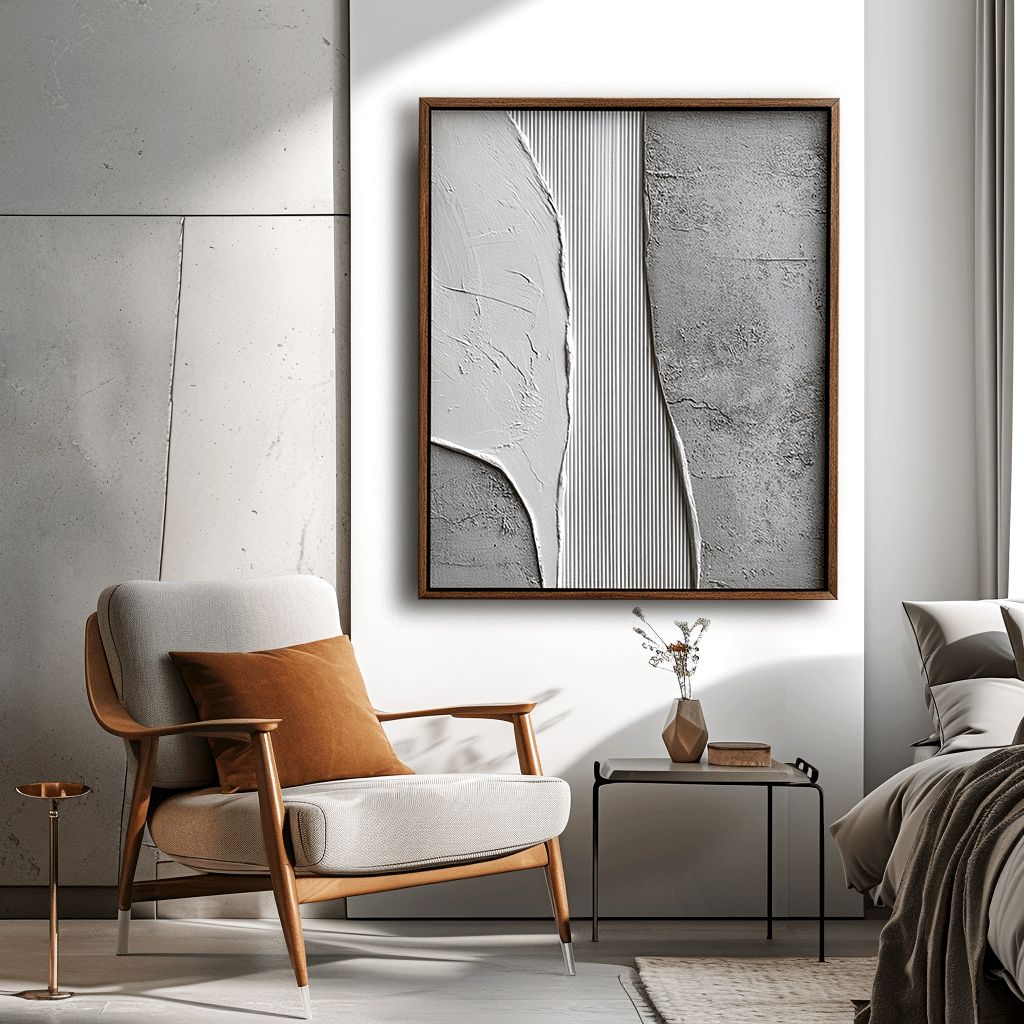 Drifted Lines – Neutral Textured Painting #awp104 Painting artwepaint 