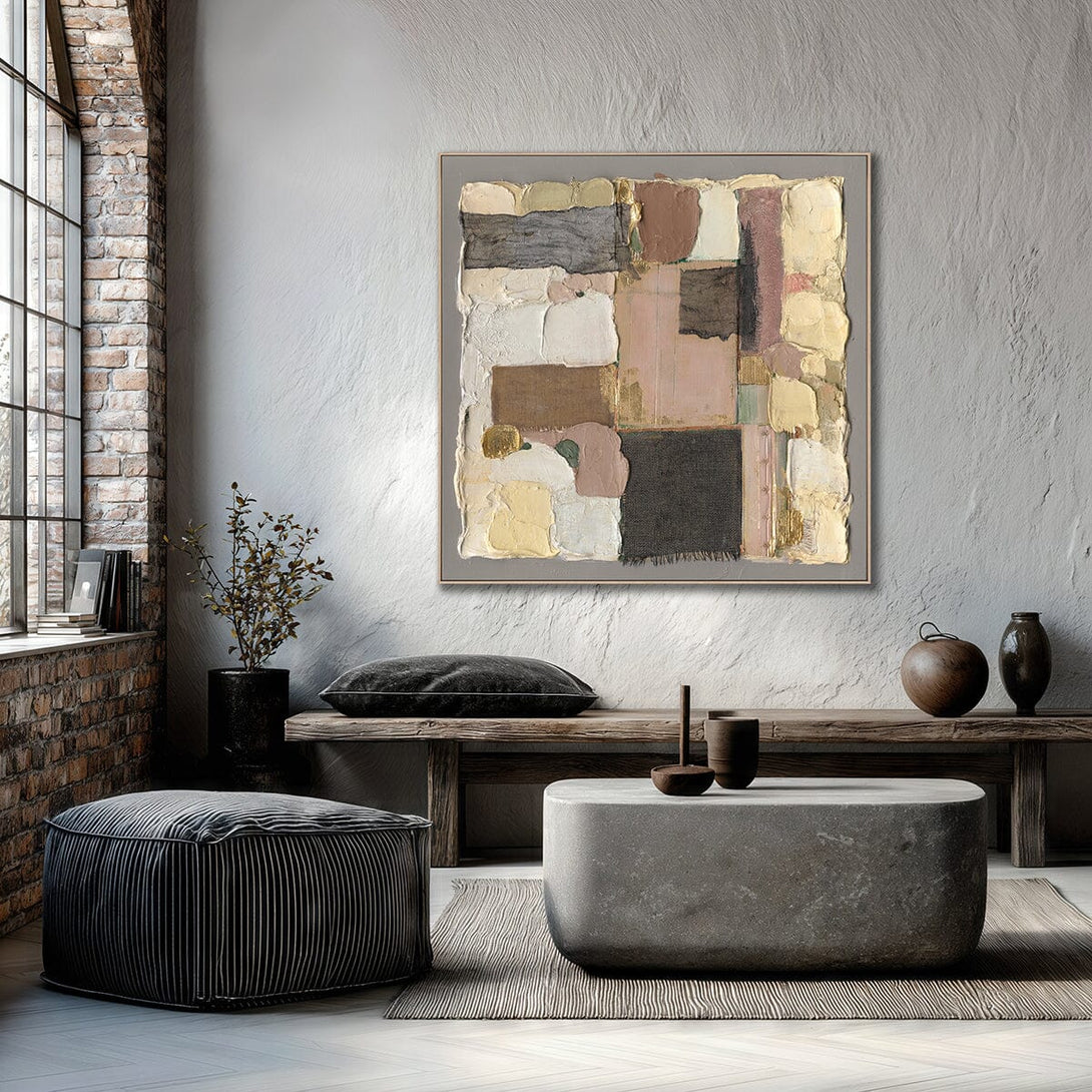 Earth Harmony-Abstract Texture Painting #P6186 Painting artwepaint 