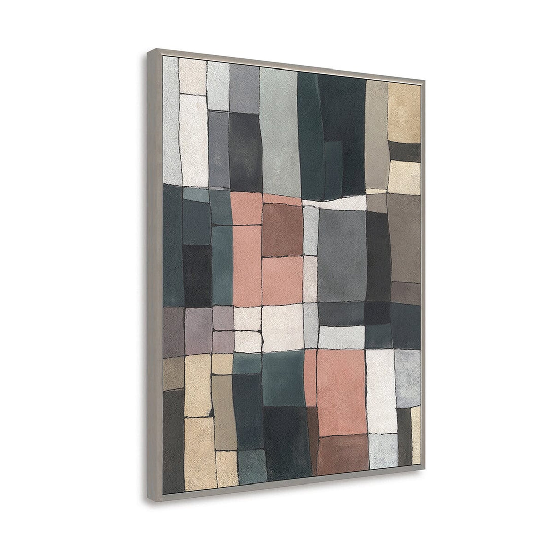 Earth Mosaic-Geometric Abstract Painting #P4501 Painting artwepaint 