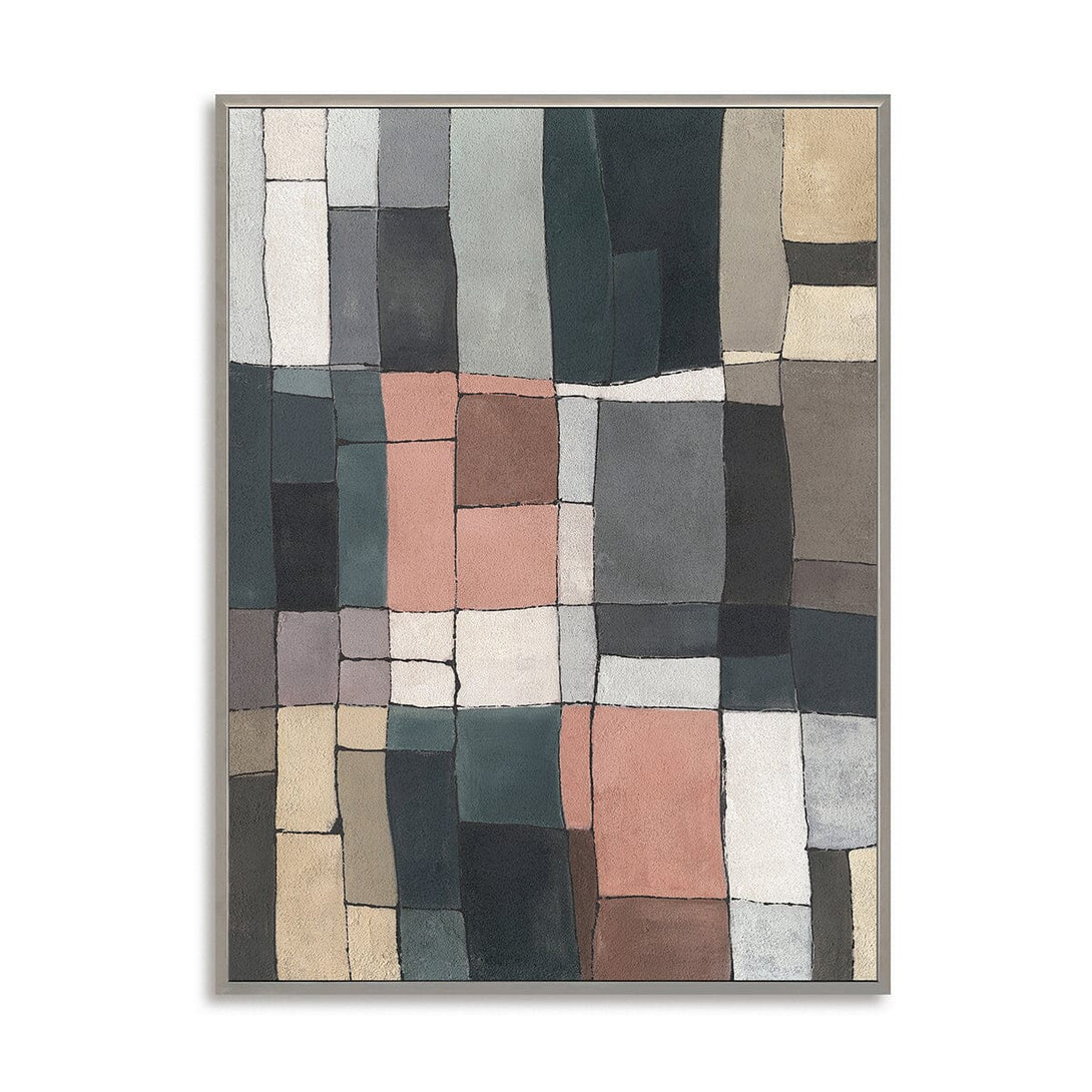 Earth Mosaic-Geometric Abstract Painting #P4501 Painting artwepaint 