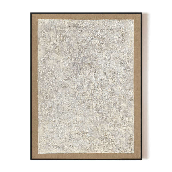 Echoes of Silence - Blue Grey Textured Abstract #J5091 Painting artwepaint 