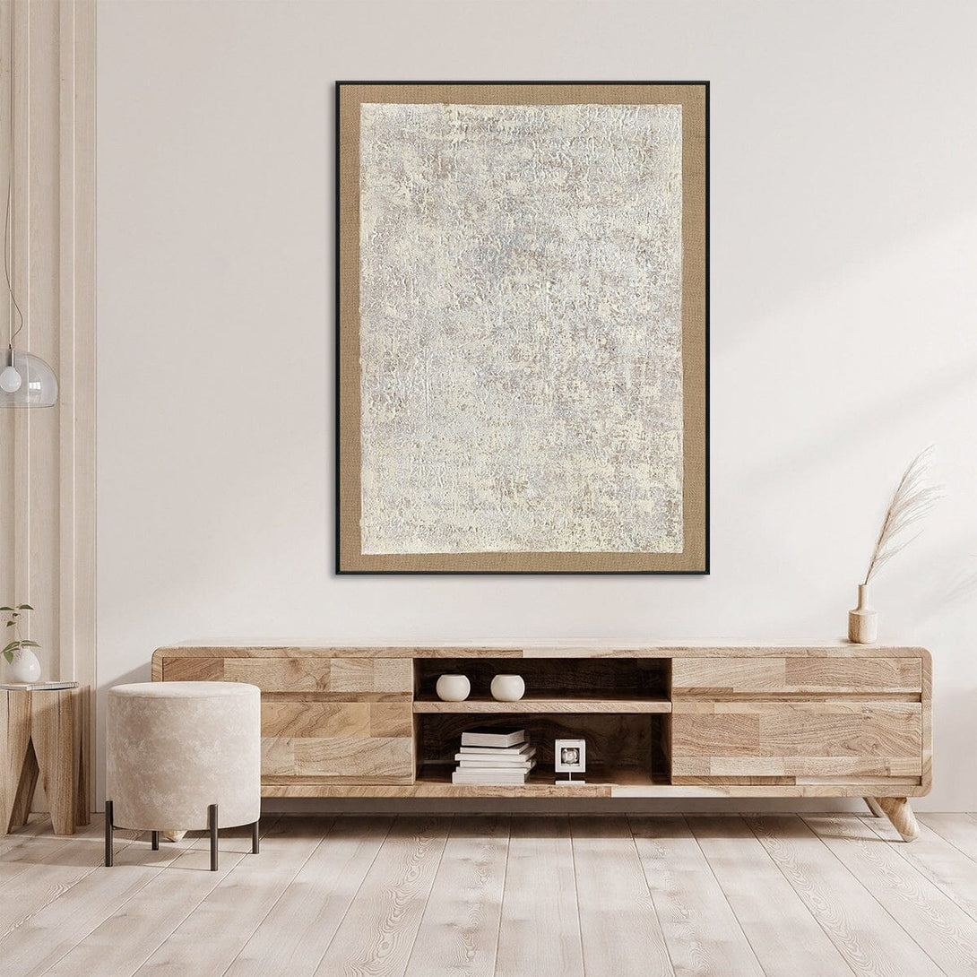 Echoes of Silence - Blue Grey Textured Abstract #J5091 Painting artwepaint 