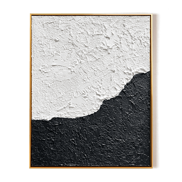 Edge of Light – Black and White Minimal Painting #93020 Painting artwepaint 