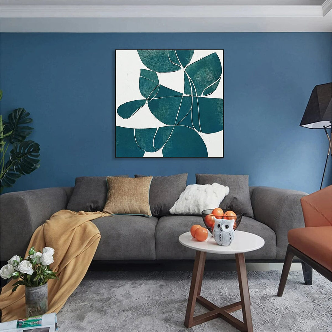 Emerald Flow - Minimalist Abstract Painting #PKS3(12) Painting artwepaint 