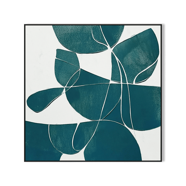 Emerald Flow - Minimalist Abstract Painting #PKS3(12) Painting artwepaint 