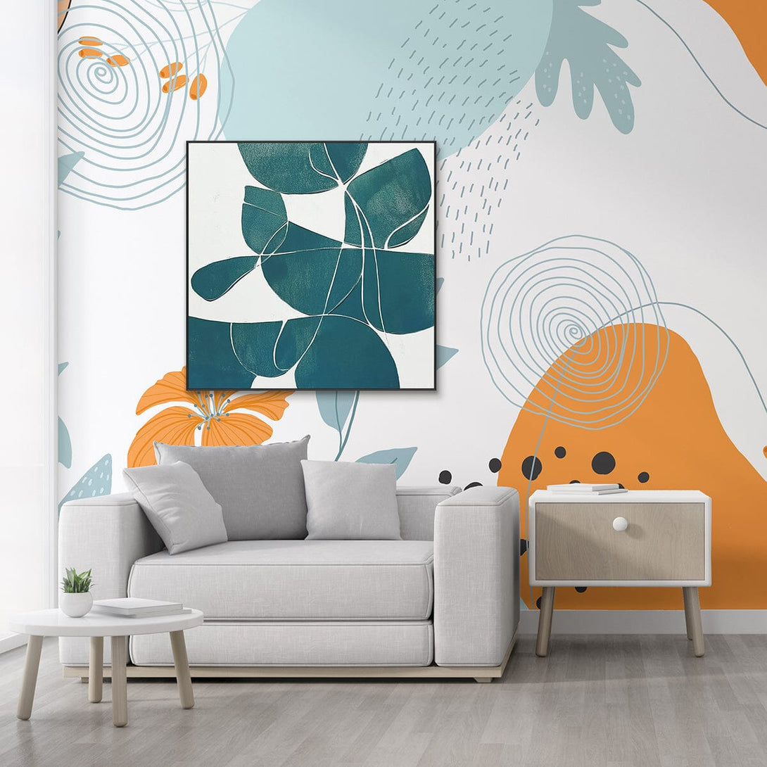 Emerald Flow - Minimalist Abstract Painting #PKS3(12) Painting artwepaint 