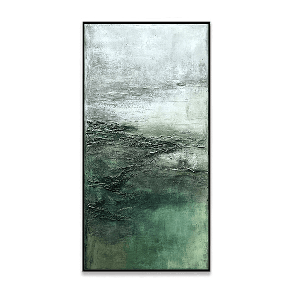 Emerald Haze – Abstract Green Painting #50 Painting artwepaint 