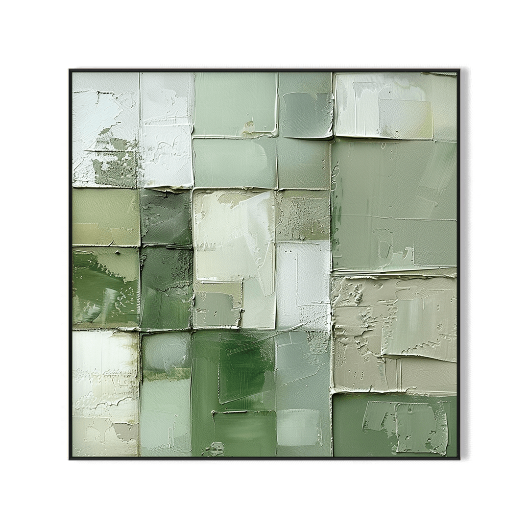 Emerald Serenity Abstract Painting #PGK3(81) Painting artwepaint 