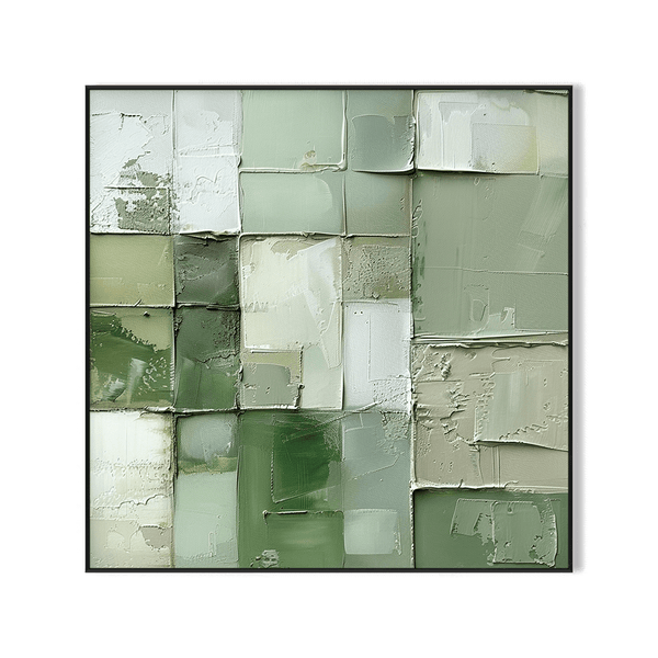 Emerald Serenity Abstract Painting #PGK3(81) Painting artwepaint 