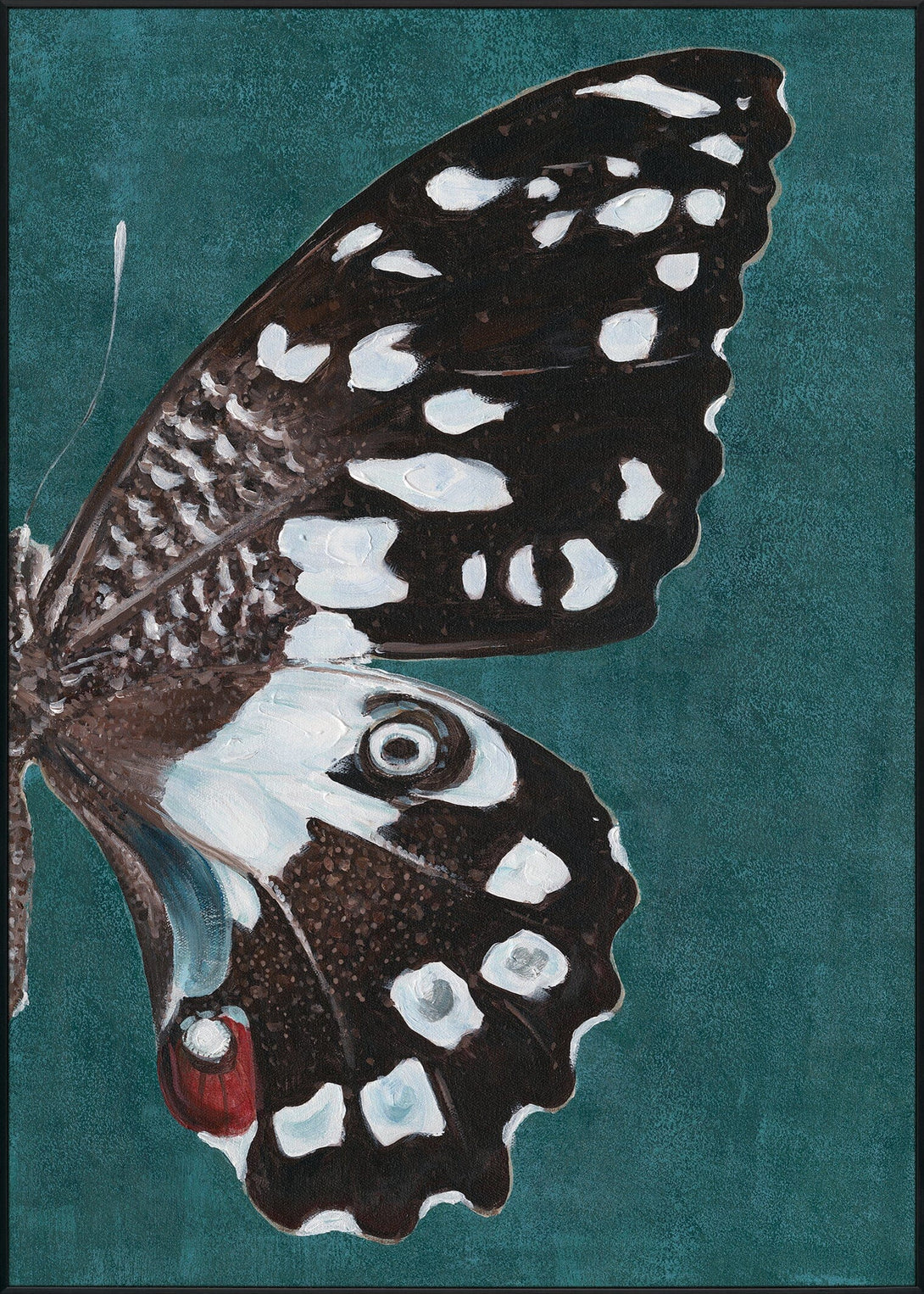 Emerald Twin Wings - Symmetrical Butterfly Art #M3561 Painting artwepaint 