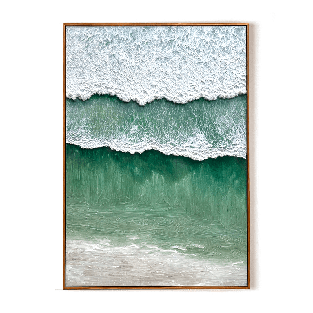 Emerald Wave Ocean Painting #93003 Painting artwepaint 