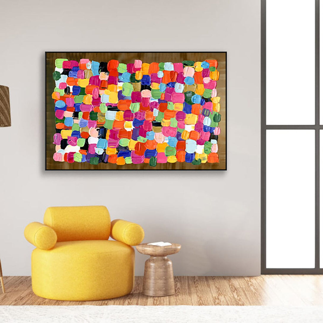 Energetic Flow-Bold Abstract Painting #H0956HHH-001 Painting artwepaint 