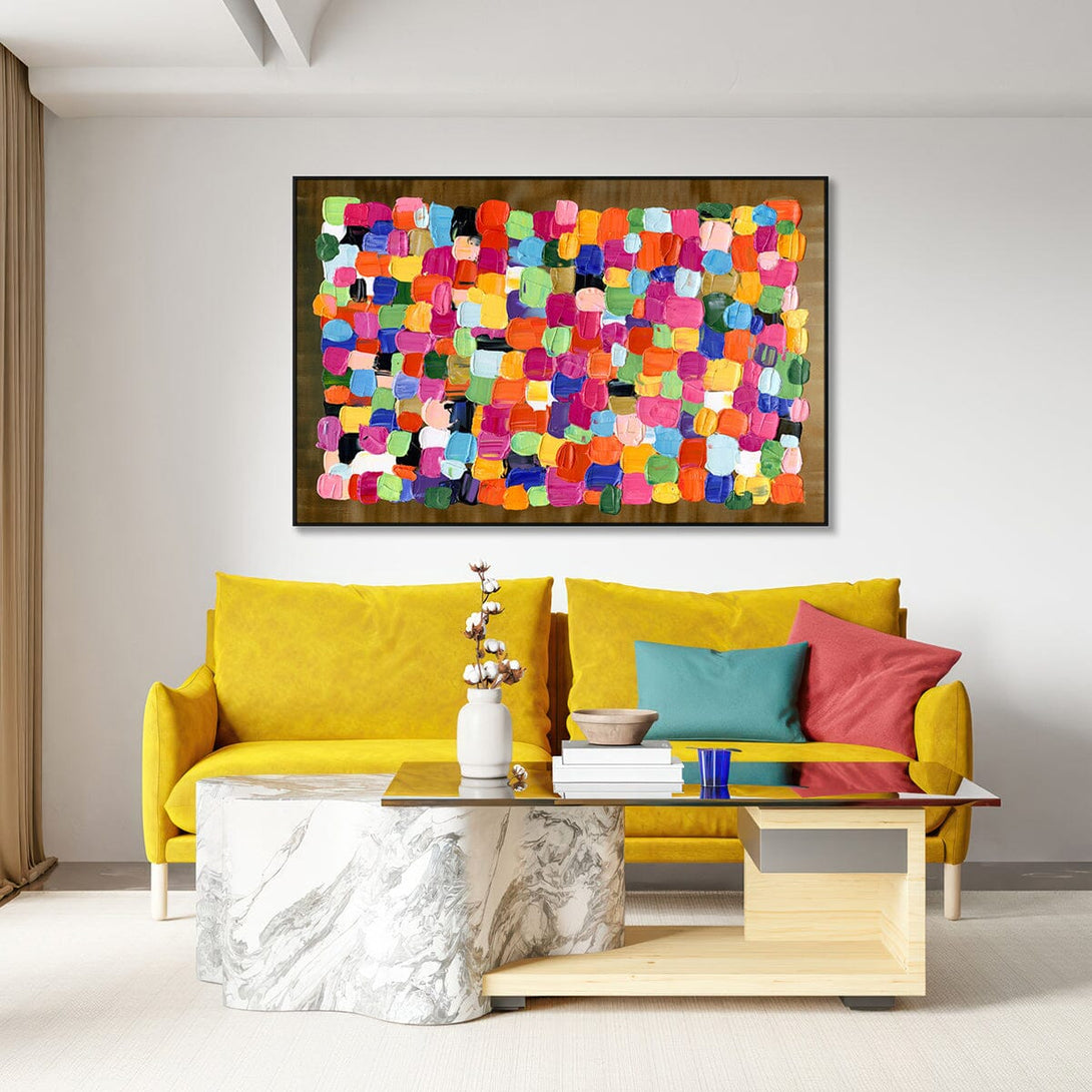 Energetic Flow-Bold Abstract Painting #H0956HHH-001 Painting artwepaint 