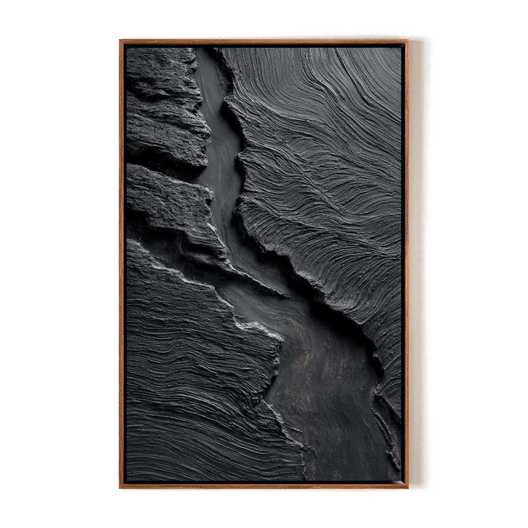 Erosion Path – Dark Textured Abstract Painting #awp71 Painting artwepaint 