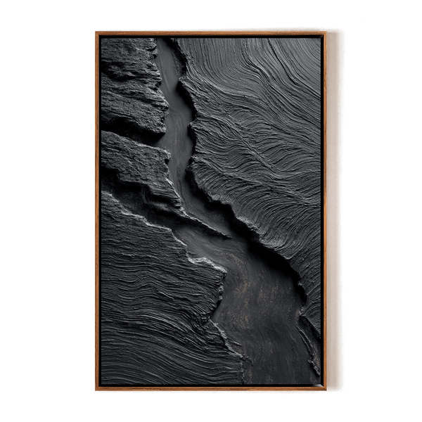 Erosion Path – Dark Textured Abstract Painting #awp71 Painting artwepaint 