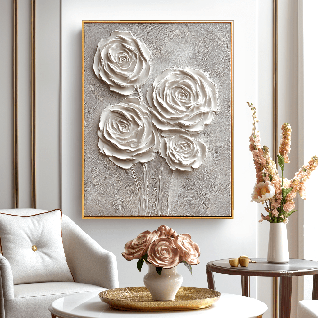 Eternal Roses Textured Painting #93006 Painting artwepaint 