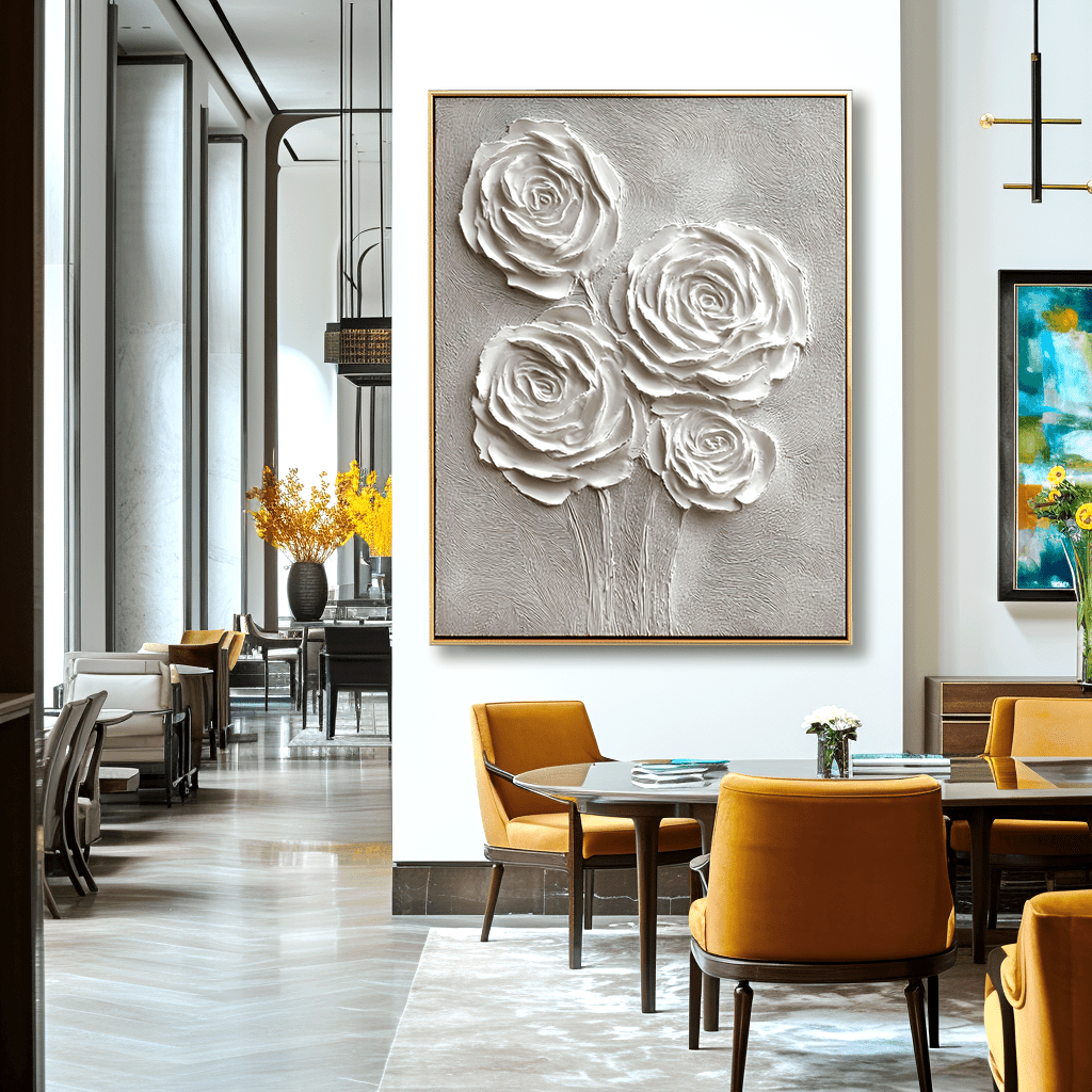 Eternal Roses Textured Painting #93006 Painting artwepaint 