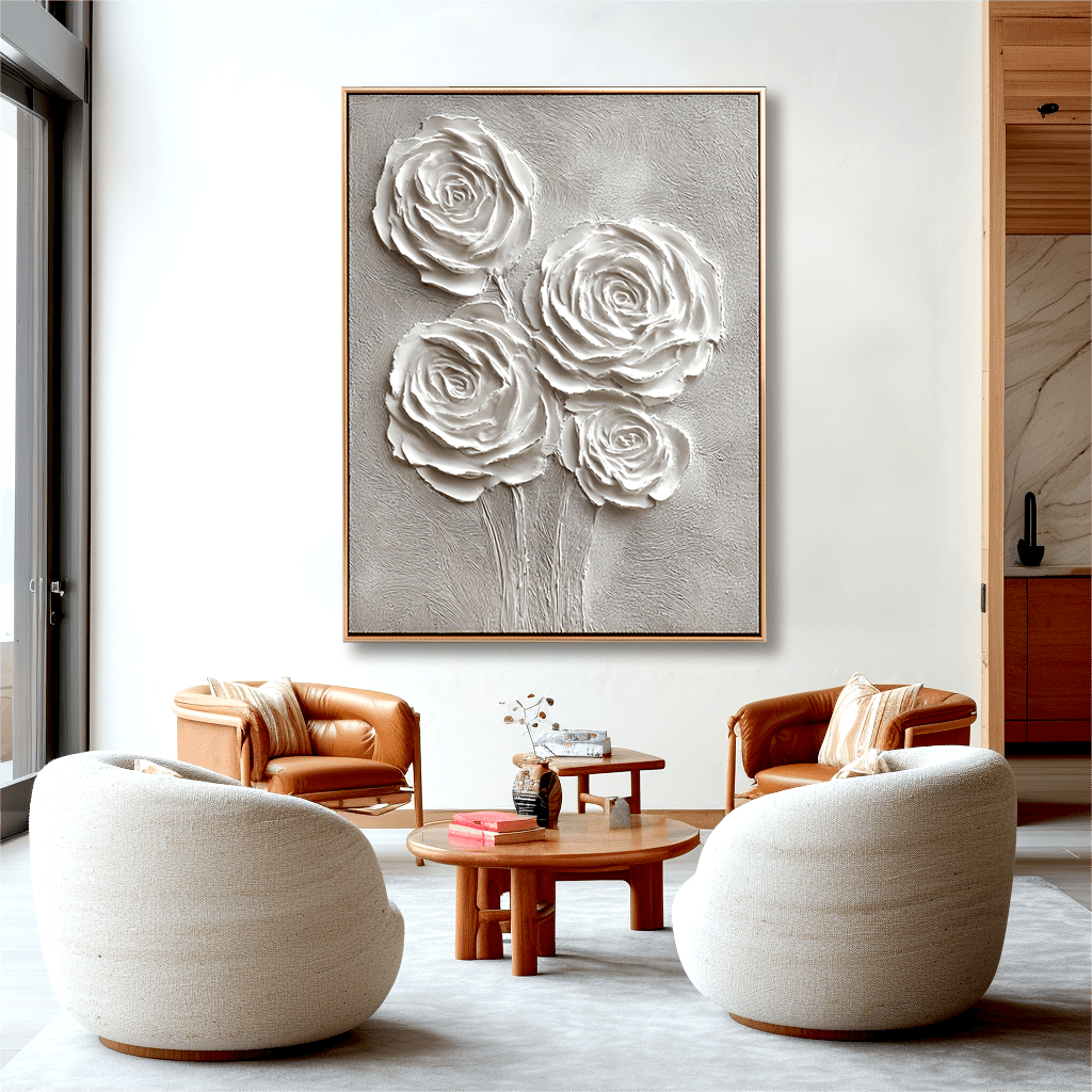 Eternal Roses Textured Painting #93006 Painting artwepaint 