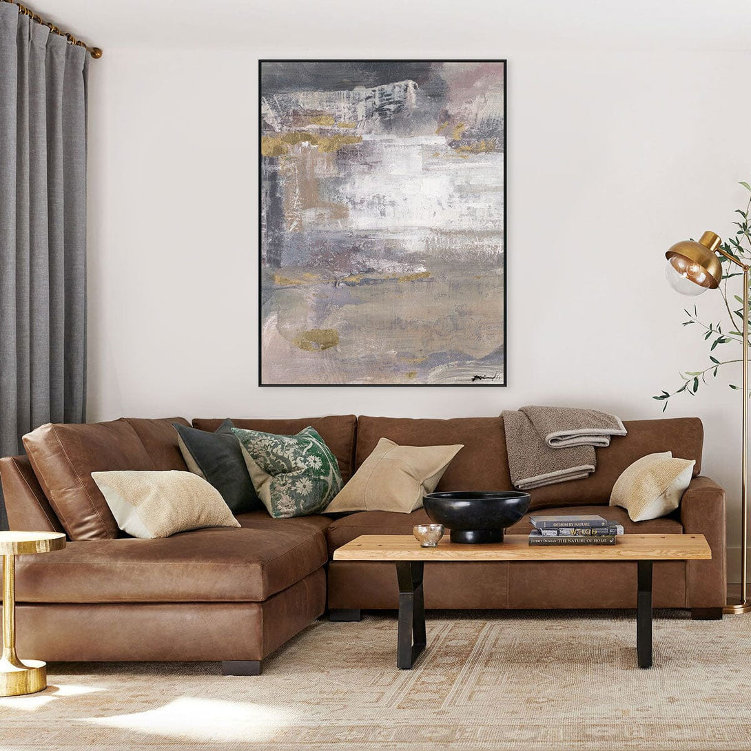 Ethereal Glow - White & Gold Abstract Painting#M6885 Painting artwepaint 