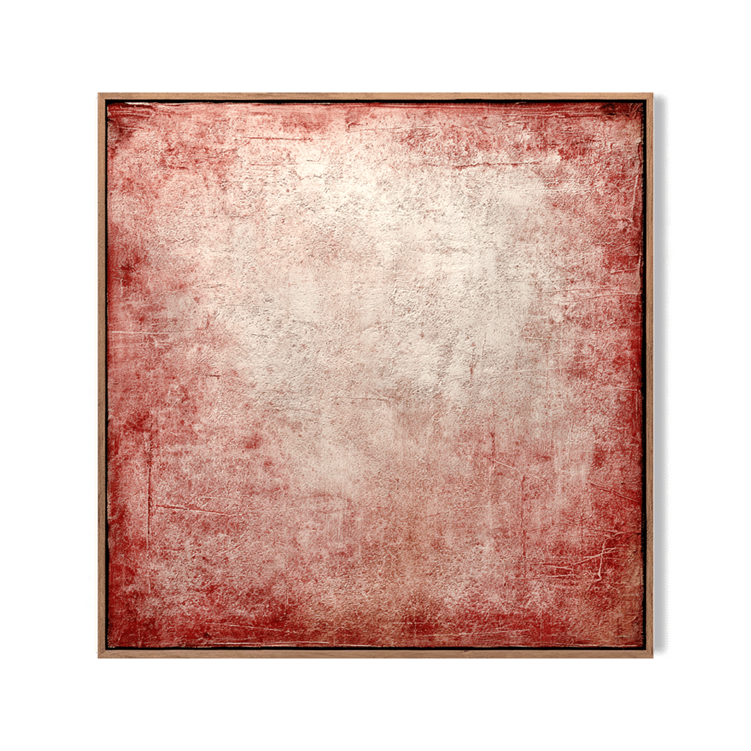 Fading Glow – Red Textured Abstract Painting #13 Painting artwepaint 