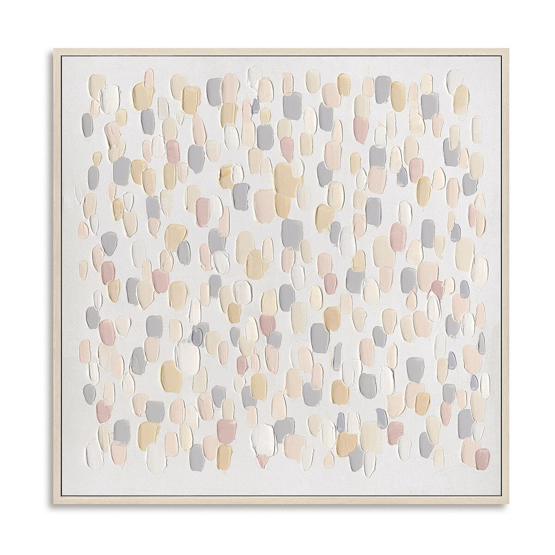 Falling Lights - Light Tone Textured Abstract#M4610 Painting artwepaint 