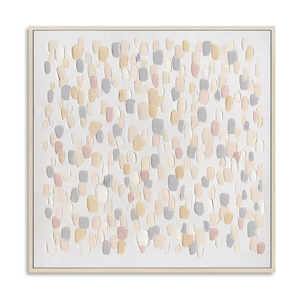 Falling Lights - Light Tone Textured Abstract#M4610 Painting artwepaint 