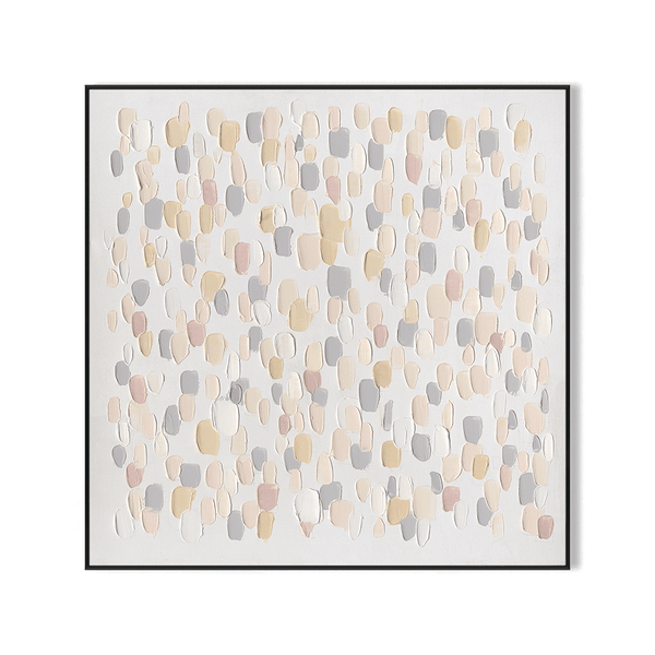 Falling Lights - Light Tone Textured Abstract#M4610 Painting artwepaint 