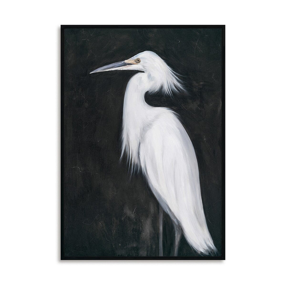 Feathered Light - White Egret Art Painting #M4571 Painting artwepaint 