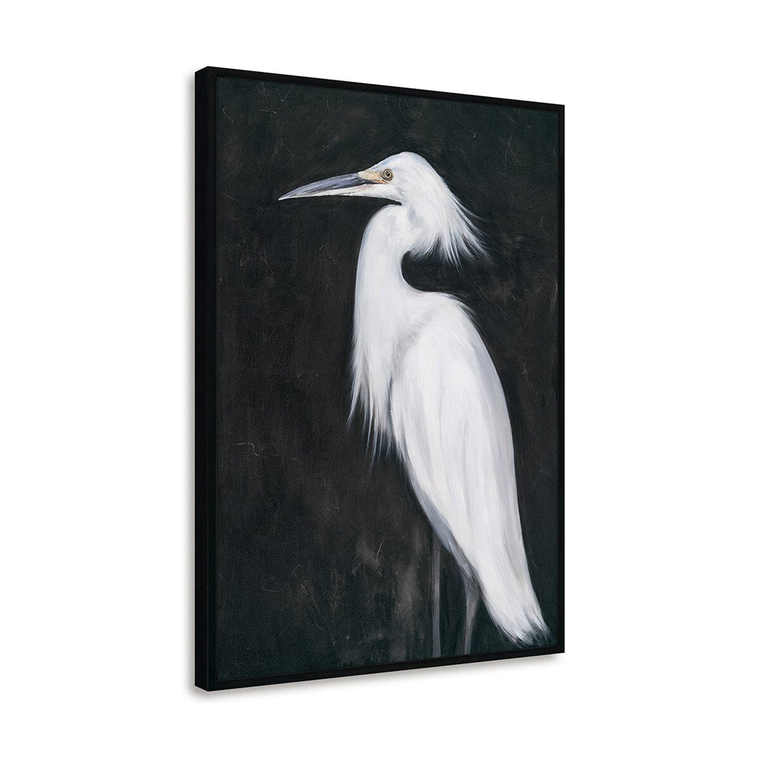Feathered Light - White Egret Art Painting #M4571 Painting artwepaint 