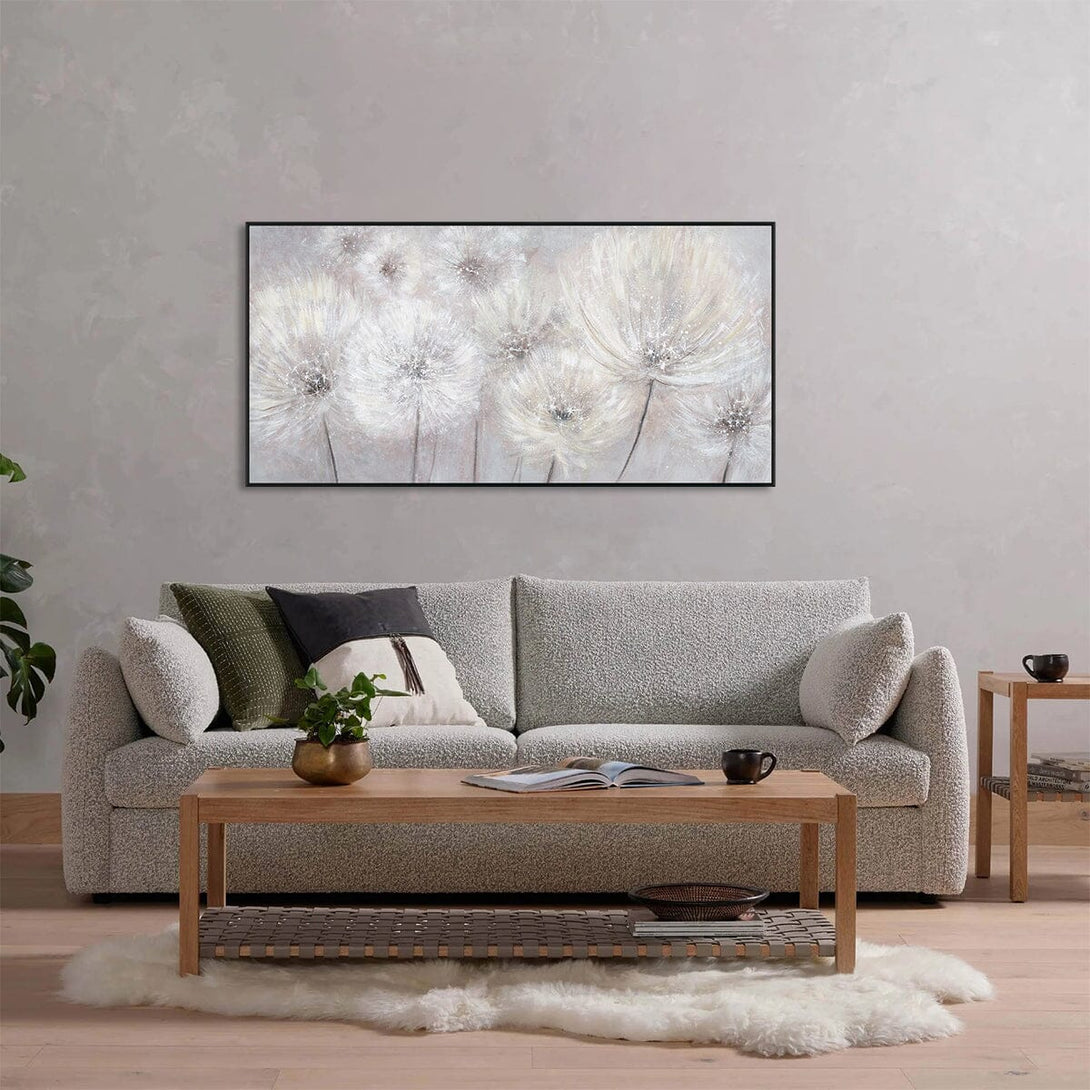 Floating Wishes - Abstract Dandelion Long Painting#L5620 Painting artwepaint 