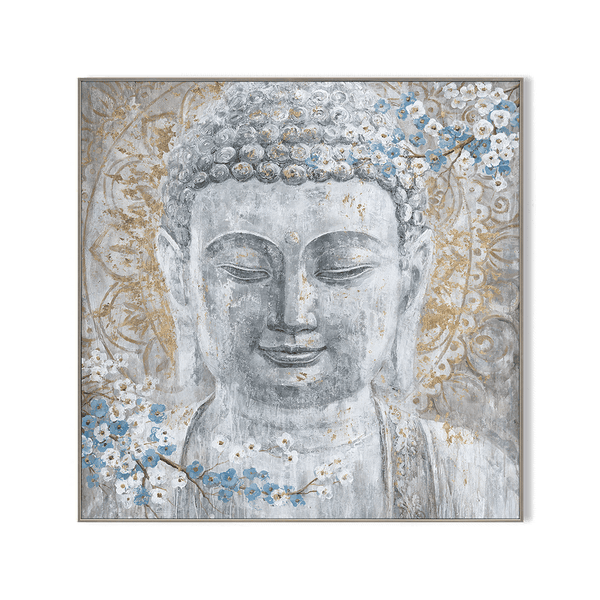 Floral Radiance - Buddha with Blossoms Painting#K5118 Painting artwepaint 