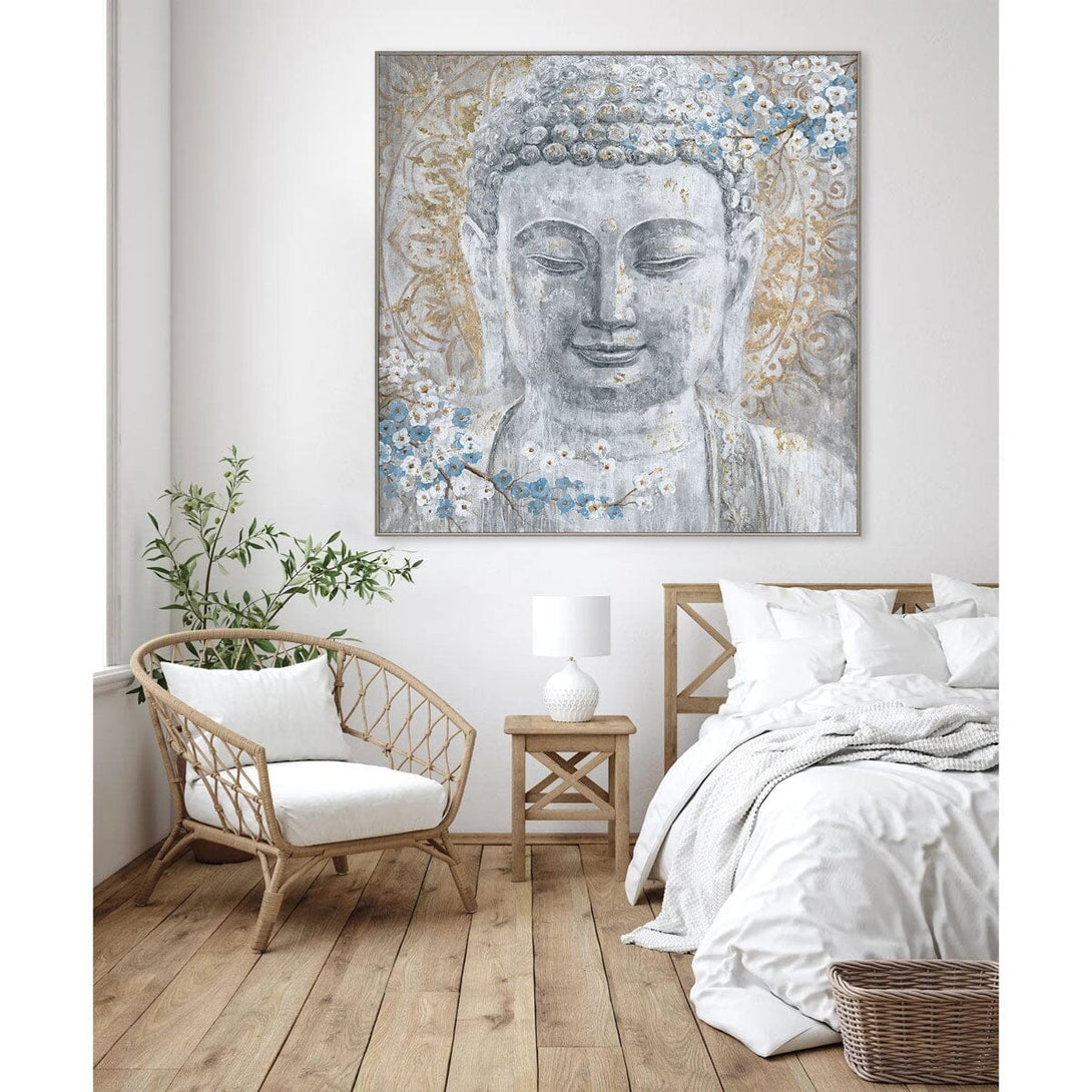 Floral Radiance - Buddha with Blossoms Painting#K5118 Painting artwepaint 