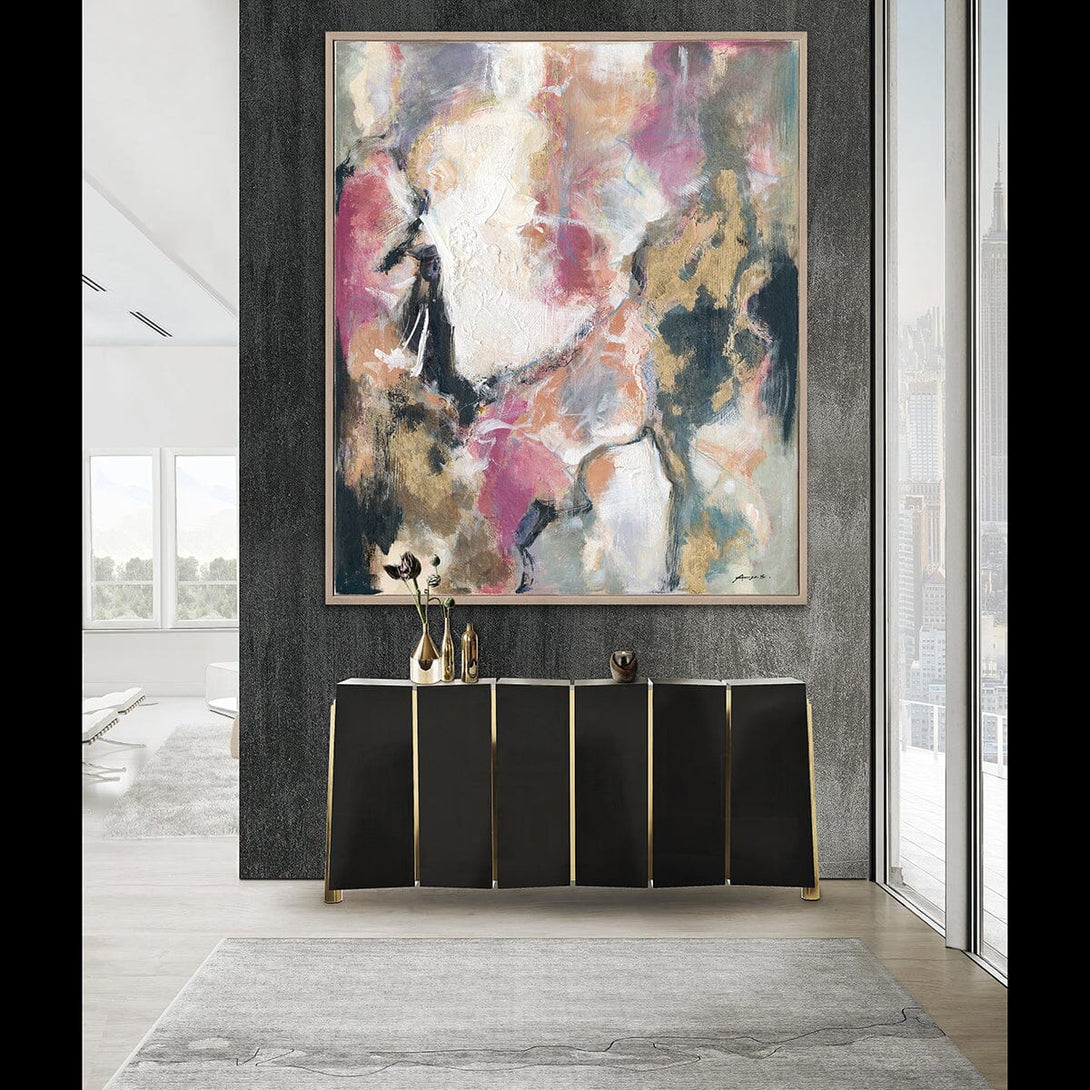 Floral Shadows - Textured Abstract #P5740 Painting artwepaint 