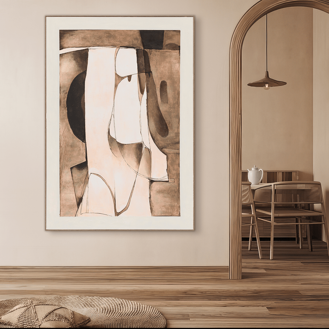 Flowing Forms - Line Abstract #R1014 Painting artwepaint 