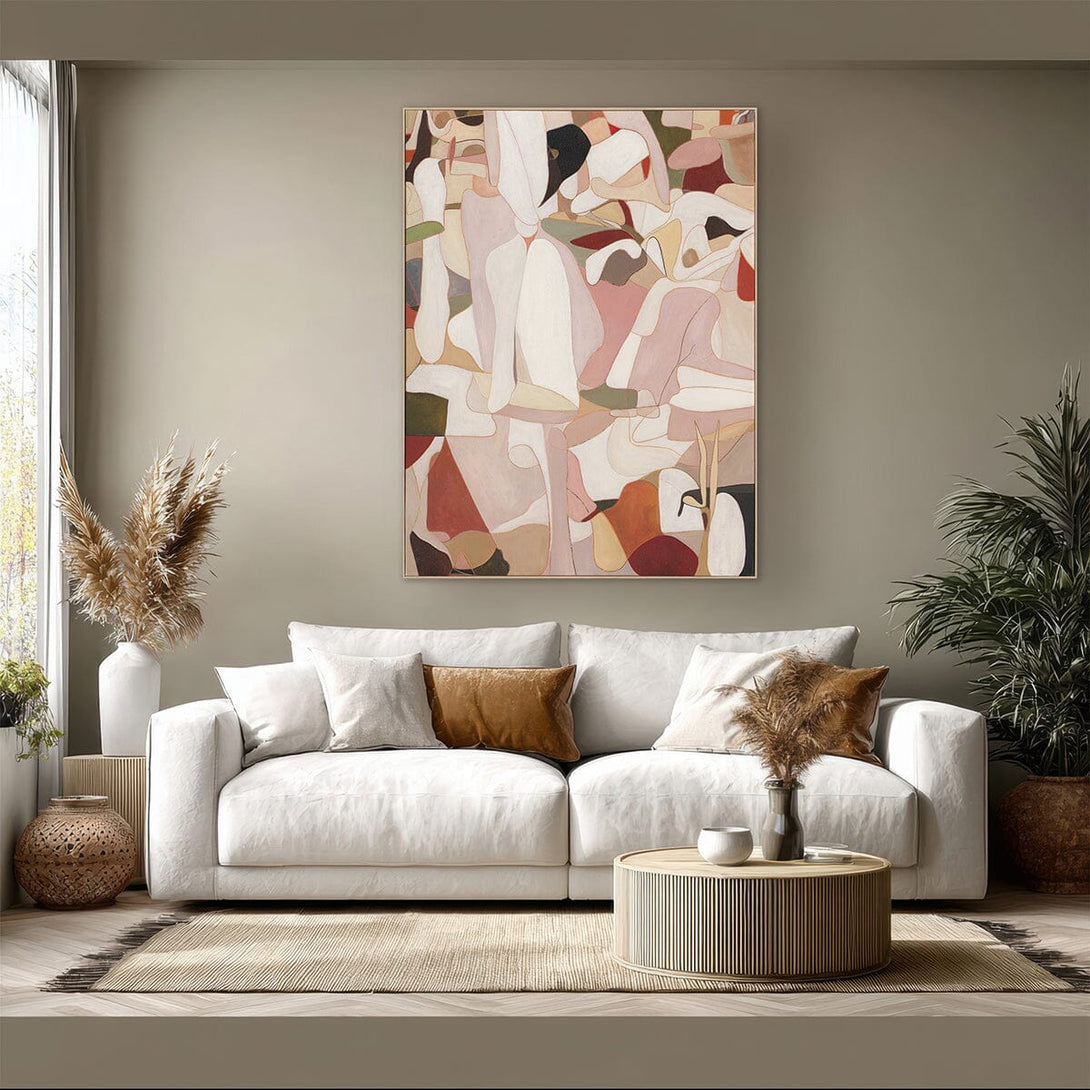 Flowing Silhouettes - Abstract Figurative Painting #P4756 Painting artwepaint 
