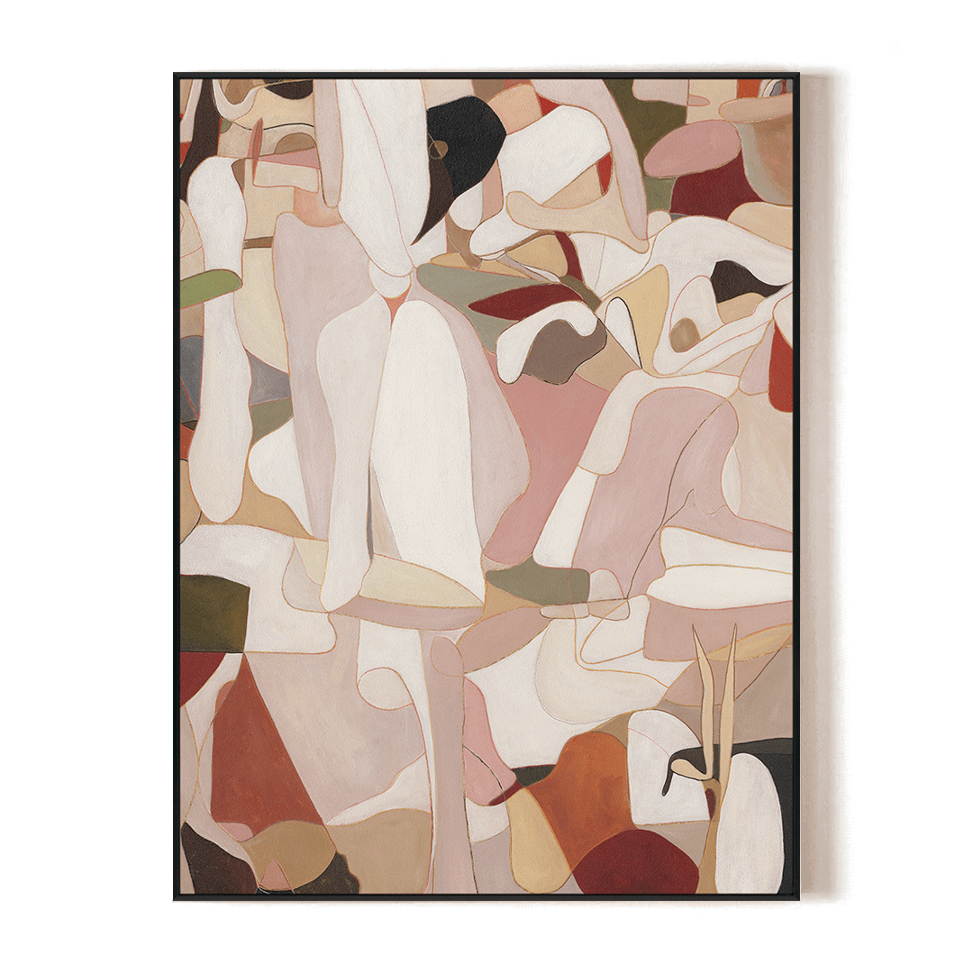 Flowing Silhouettes - Abstract Figurative Painting #P4756 Painting artwepaint 