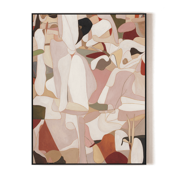 Flowing Silhouettes - Abstract Figurative Painting #P4756 Painting artwepaint 