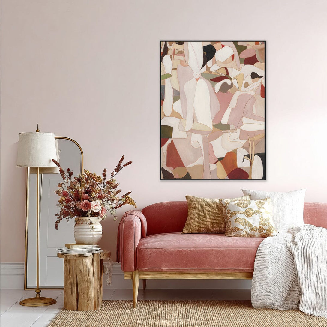 Flowing Silhouettes - Abstract Figurative Painting #P4756 Painting artwepaint 