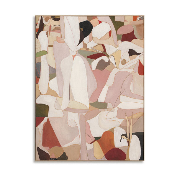 Flowing Silhouettes - Abstract Figurative Painting #P4756 Painting artwepaint 