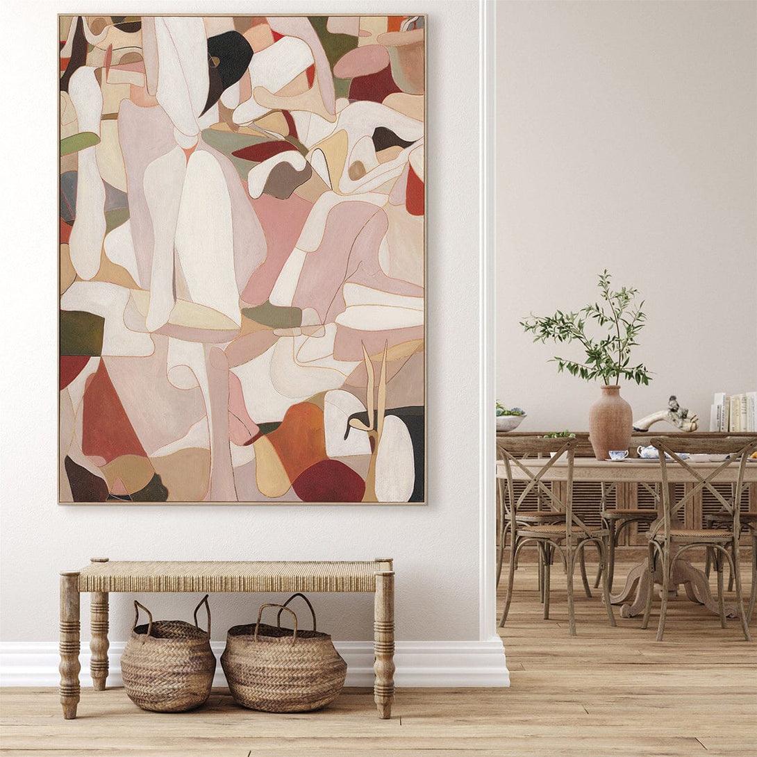 Flowing Silhouettes - Abstract Figurative Painting #P4756 Painting artwepaint 