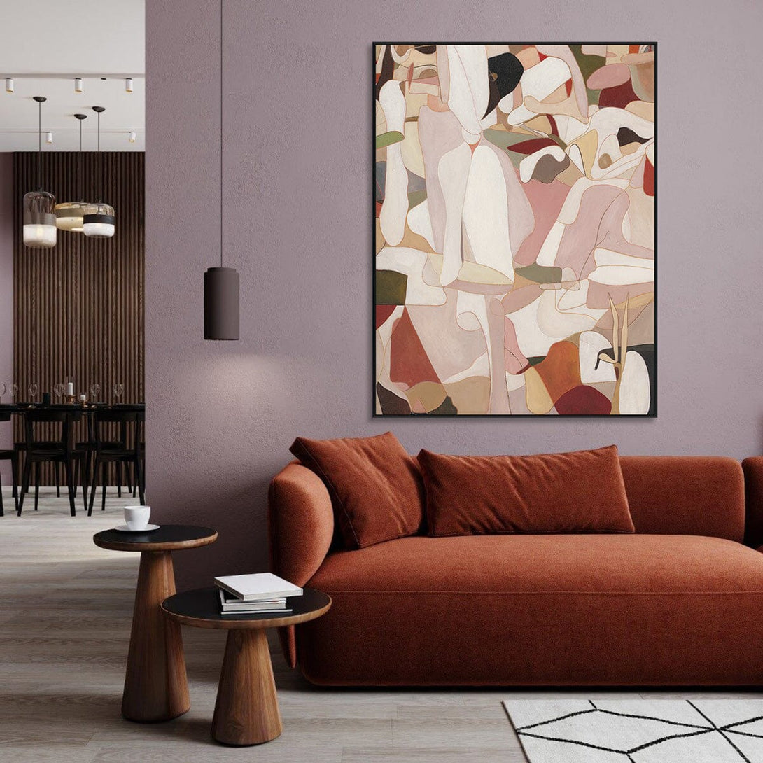 Flowing Silhouettes - Abstract Figurative Painting #P4756 Painting artwepaint 