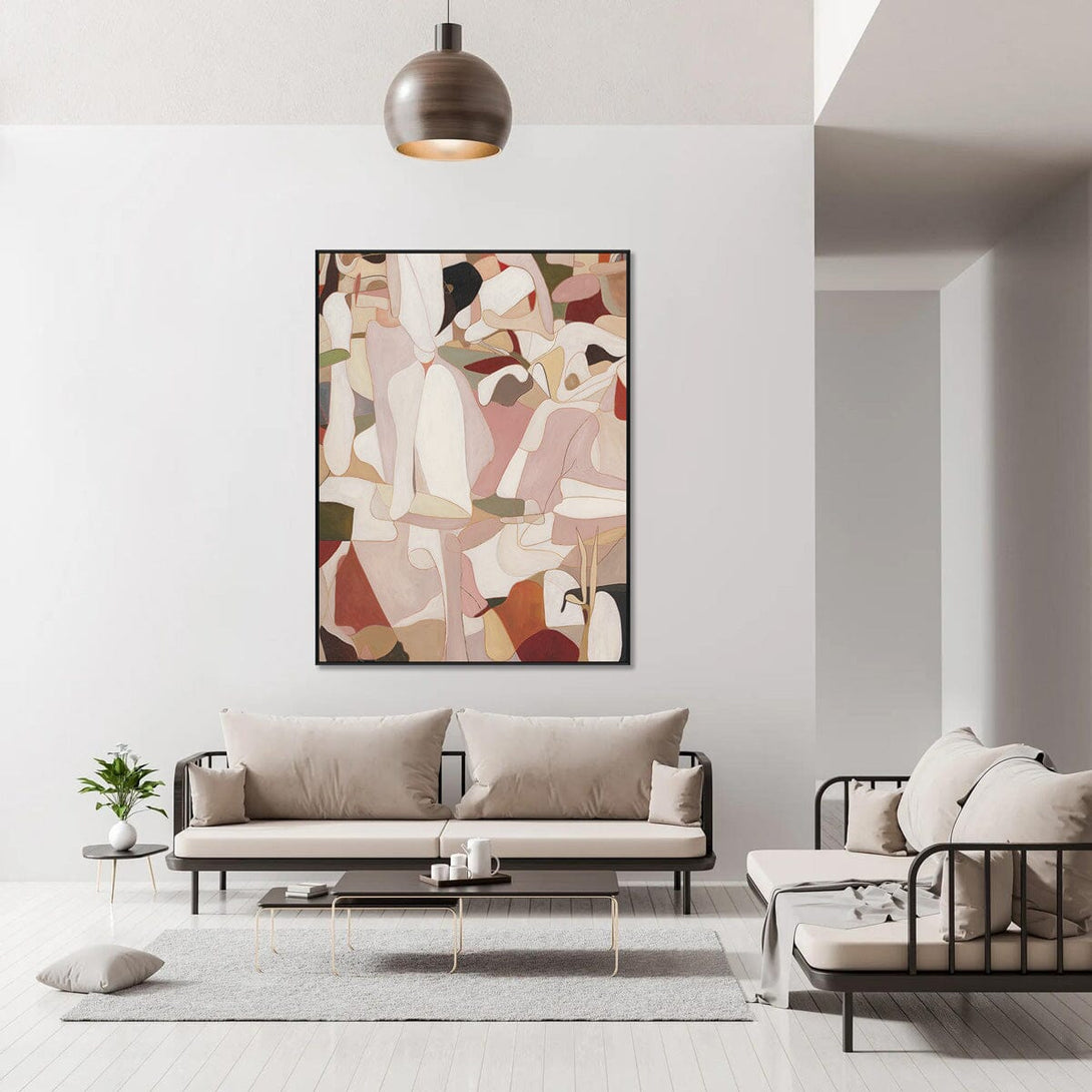 Flowing Silhouettes - Abstract Figurative Painting #P4756 Painting artwepaint 