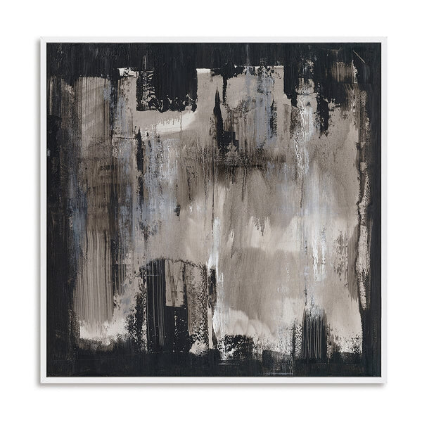 Fogged Shadows - Black & Grey Abstract Painting #M5645 Painting artwepaint 