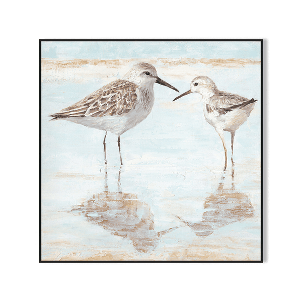 Gentle Shore – Sandpiper Pair Painting #J3534 Painting artwepaint 