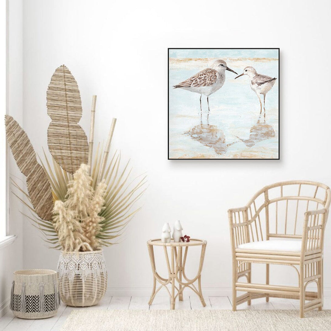 Gentle Shore – Sandpiper Pair Painting #J3534 Painting artwepaint 