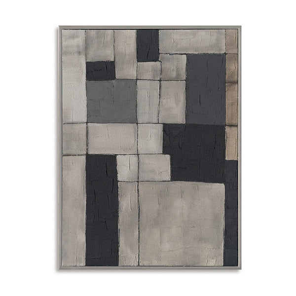 Geometric Shadows - Modern Abstract Squares #P4505 Painting artwepaint 