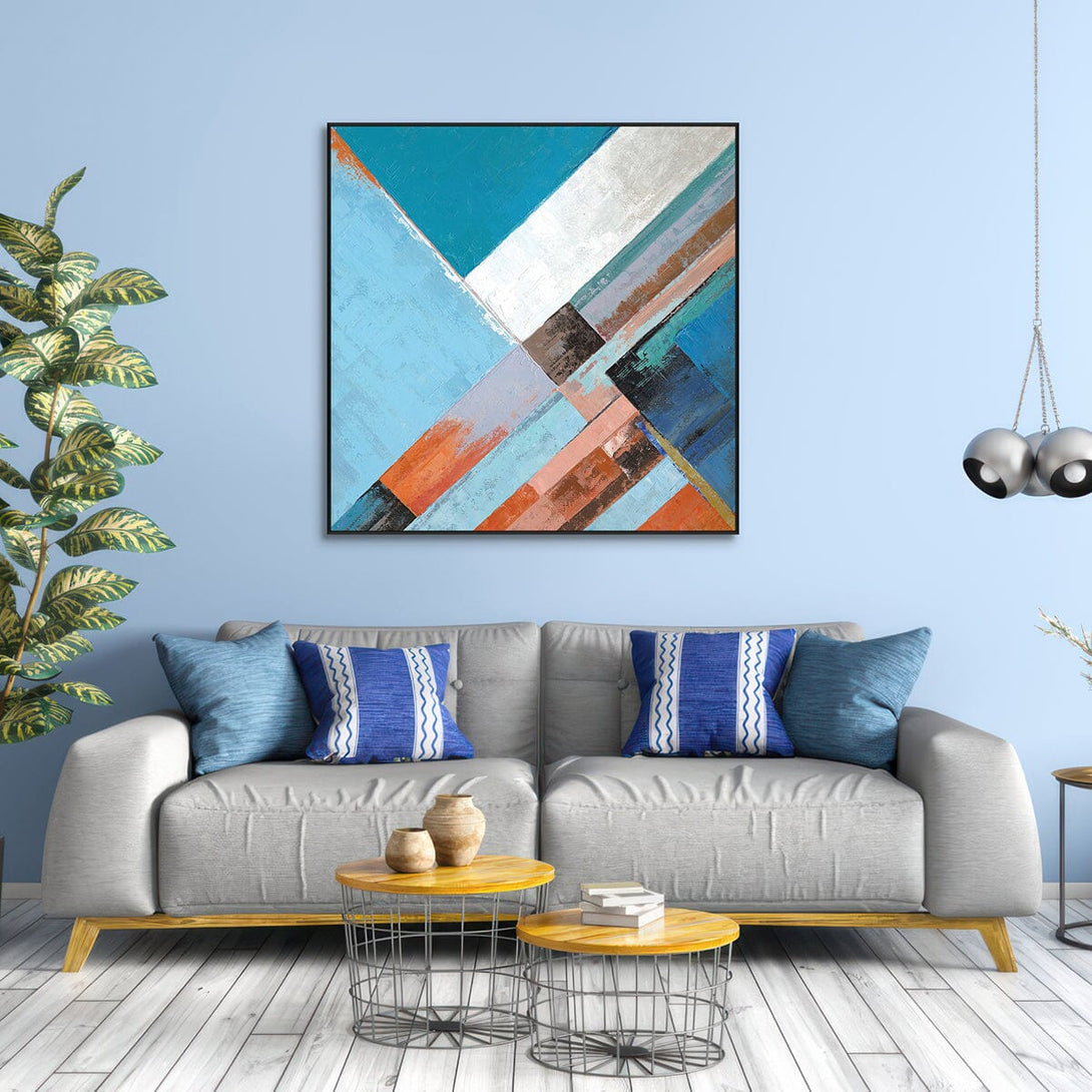 Geometry Flow-Modern Abstract Painting #I1530 Painting artwepaint 