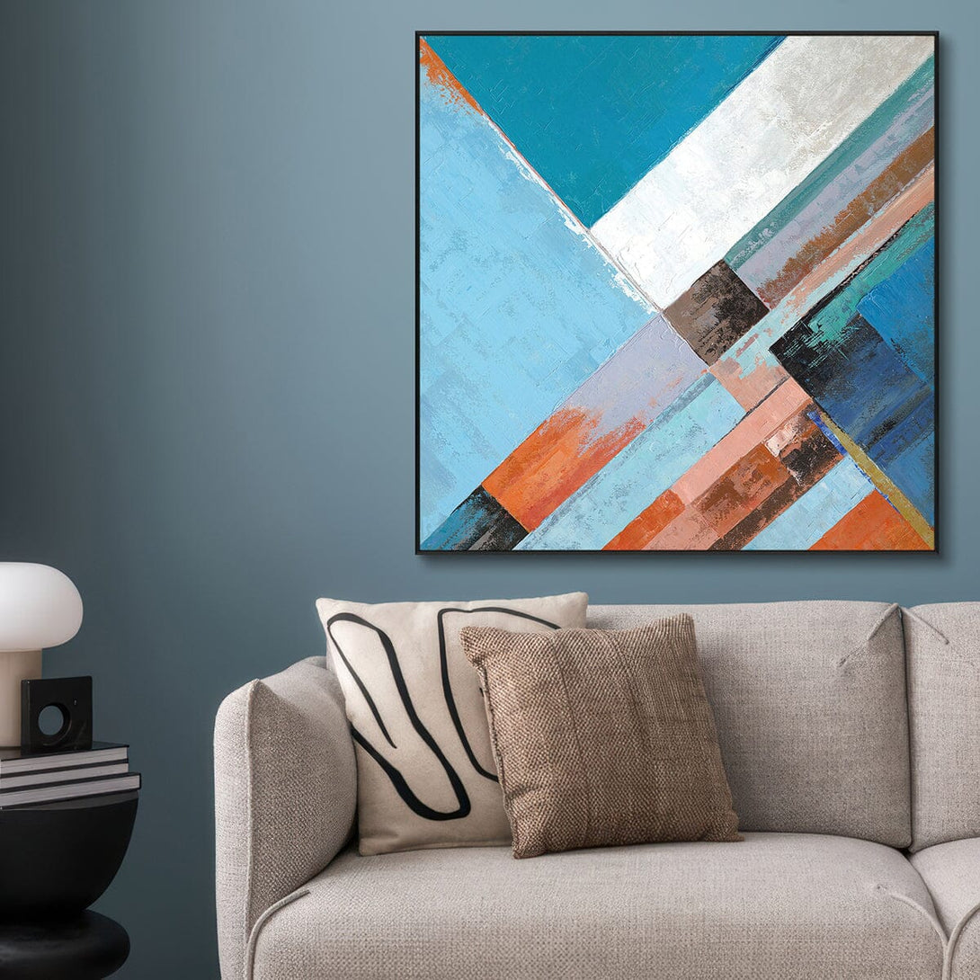 Geometry Flow-Modern Abstract Painting #I1530 Painting artwepaint 