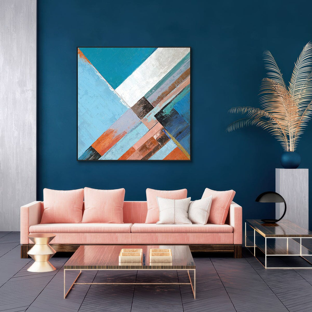 Geometry Flow-Modern Abstract Painting #I1530 Painting artwepaint 