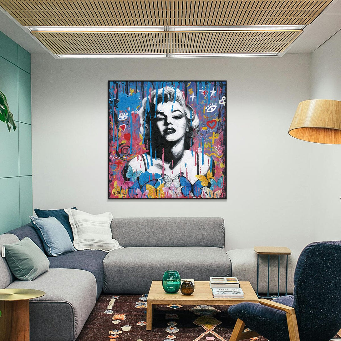 Glamour Icon – Marilyn Pop Art Portrai t#J0217 Painting artwepaint 